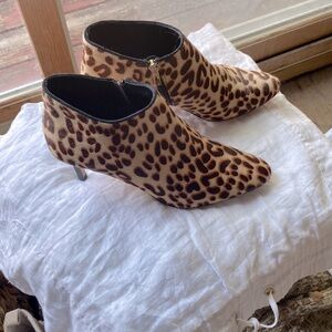 Pela Moda Sheared Calf Hair Booties size 8